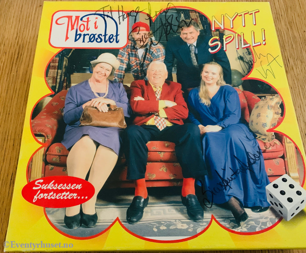 Signert! Mot i brøstet. 1998. Brettspill.