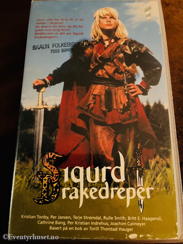 Sigurd Drakedreper. 1988. Vhs. Vhs