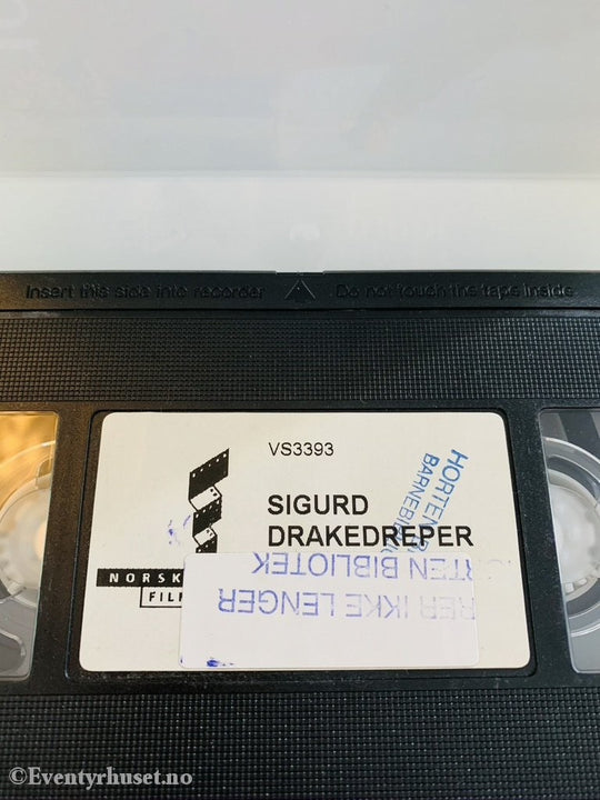 Sigurd Drakedreper. 1988. Vhs. Vhs