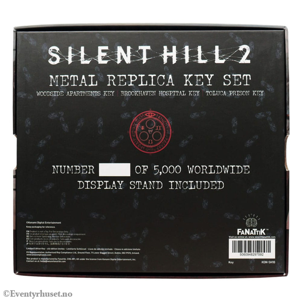Silent Hill 2 Replicas 3-Set Keys Collectibles