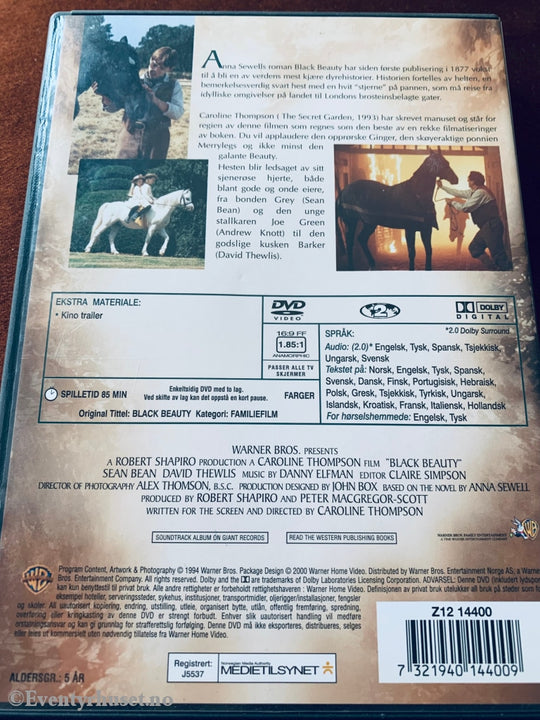 Silkesvarten. Dvd. Dvd