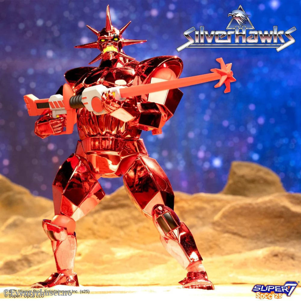 SilverHawks Ultimates Action Figure Mon*Star Metallic Vac Metal 18 cm Toys