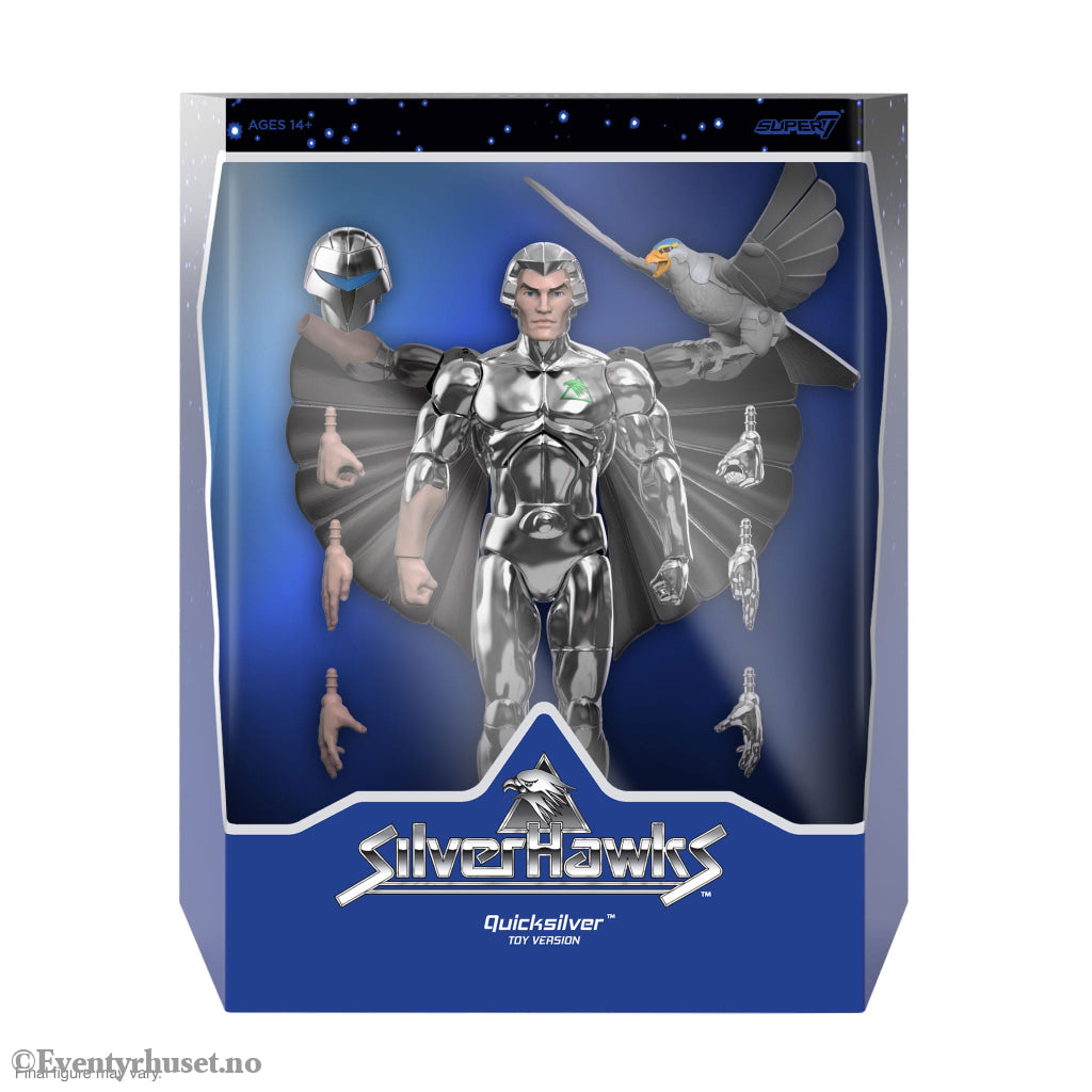 SilverHawks Ultimates Action Figure Quicksilver (Toy Version) 18 cm. Mint In Sealed Box (MISB)! Actionfigur