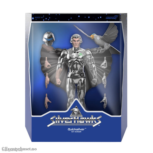 SilverHawks Ultimates Action Figure Quicksilver (Toy Version) 18 cm. Mint In Sealed Box (MISB)! Actionfigur