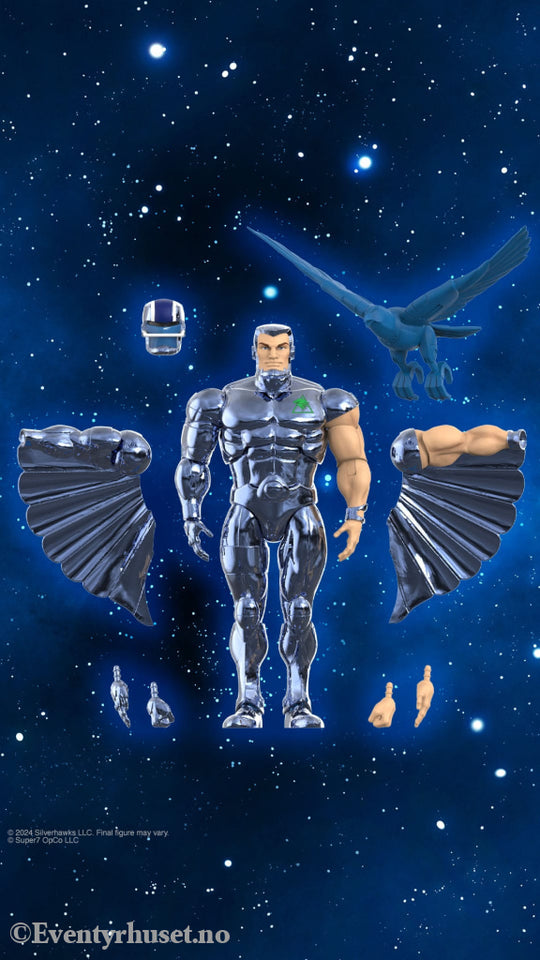 SilverHawks Ultimates Action Figure Steelwill (Toy Version Vac Metal) 18 cm. Mint In Sealed Box (MISB)! Actionfigur