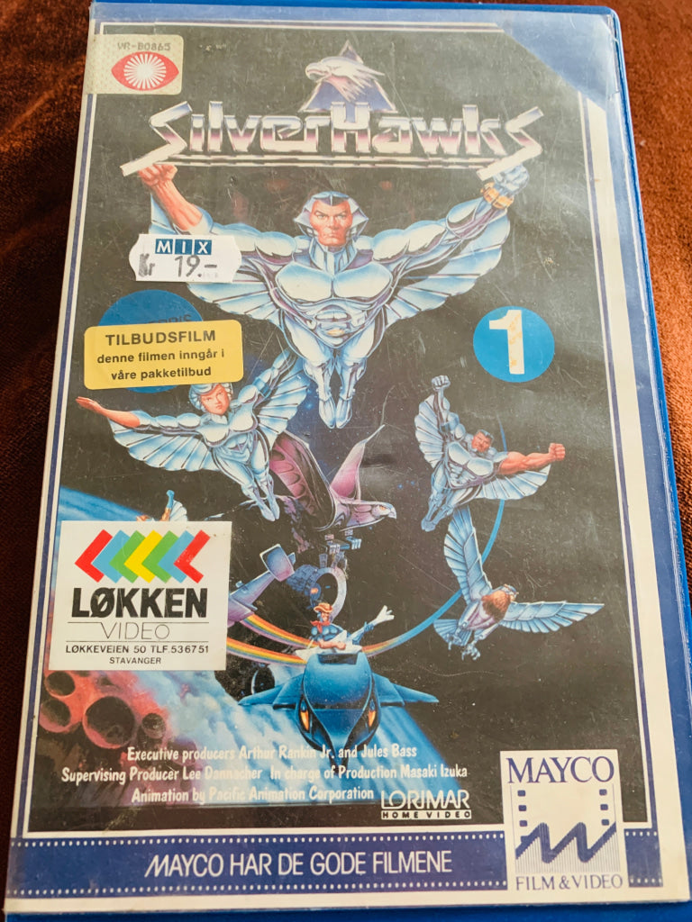 Silverhawks. Vol. 1. 1986. VHS Big Box. VHS Big Box