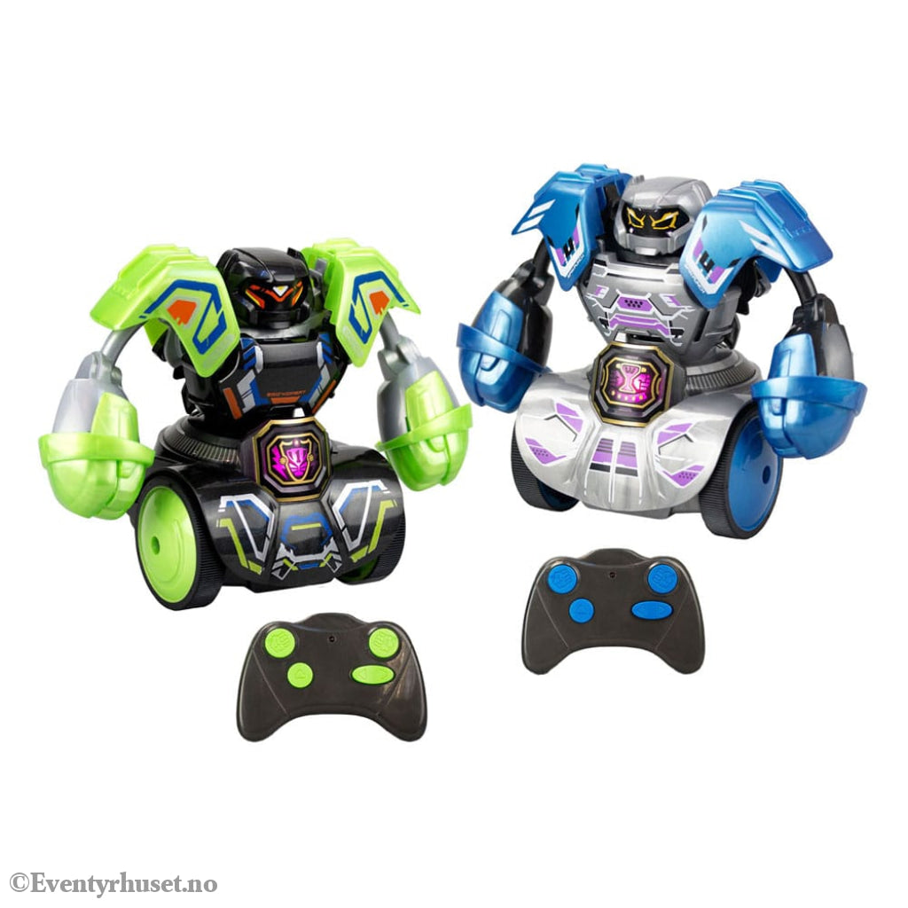 Silverlit Robo Kombat Tornado Remote-Controlled Robots 2er - Set Green/Blue Toys