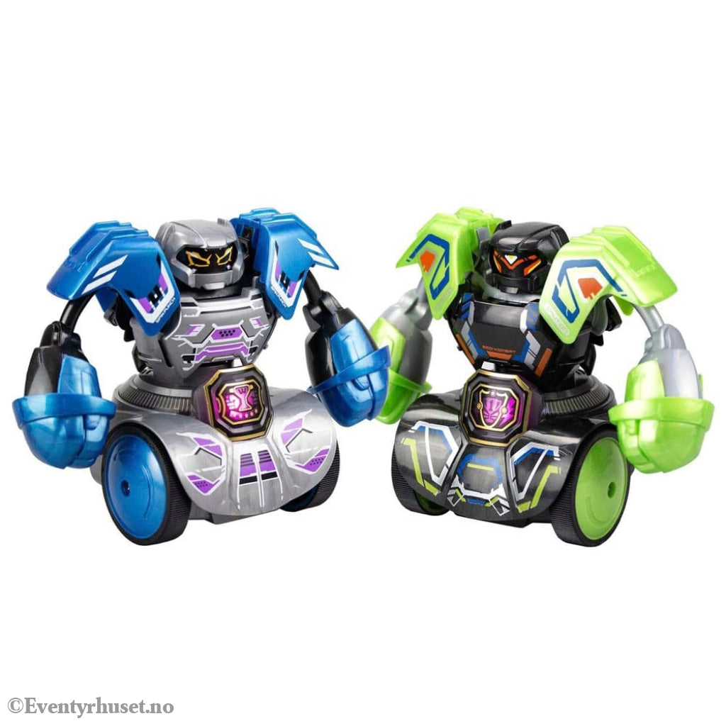 Silverlit Robo Kombat Tornado Remote-Controlled Robots 2er - Set Green/Blue Toys