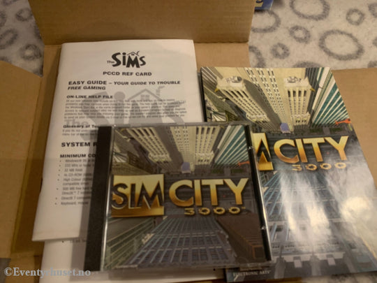 Sim City 3000. Pc-Spill. Big Box. Pc Spill
