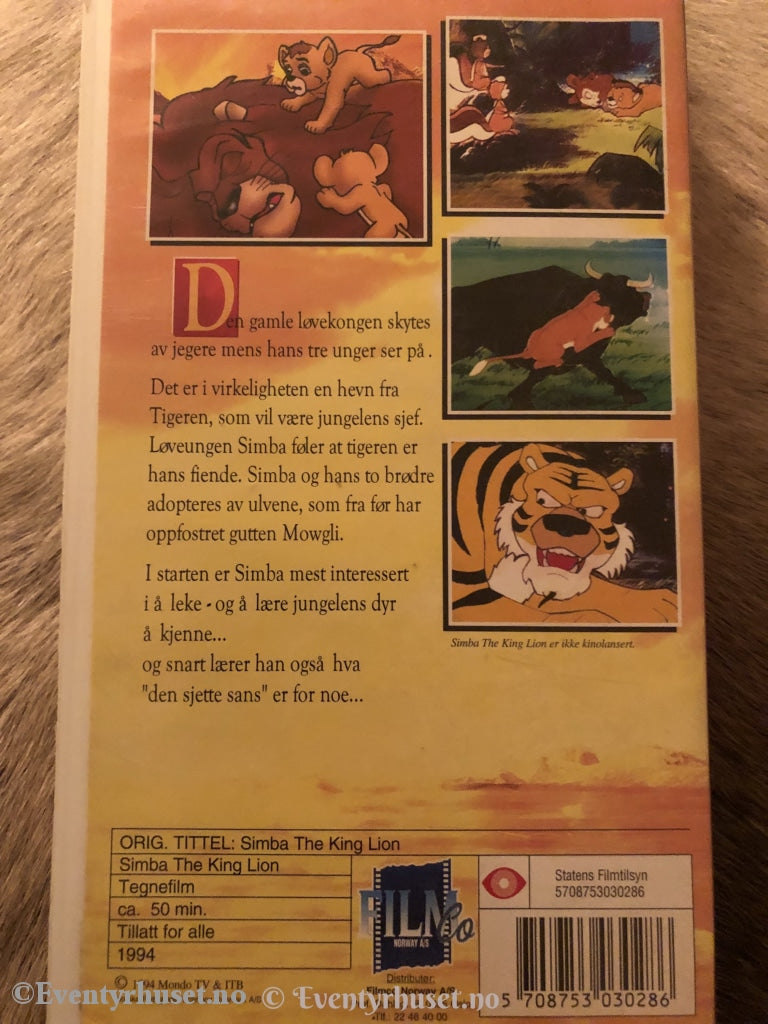 Simba - The King Lion. 1994. Vhs. Vhs