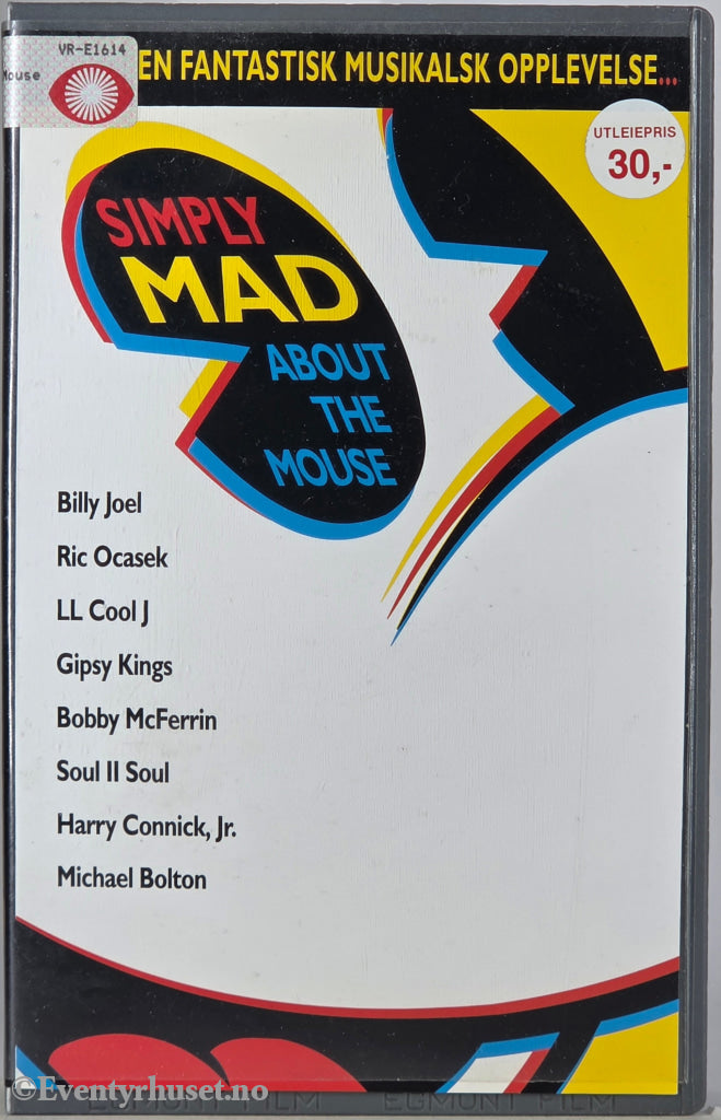 Simply Mad About The Mouse (1991). VHS Big Box.