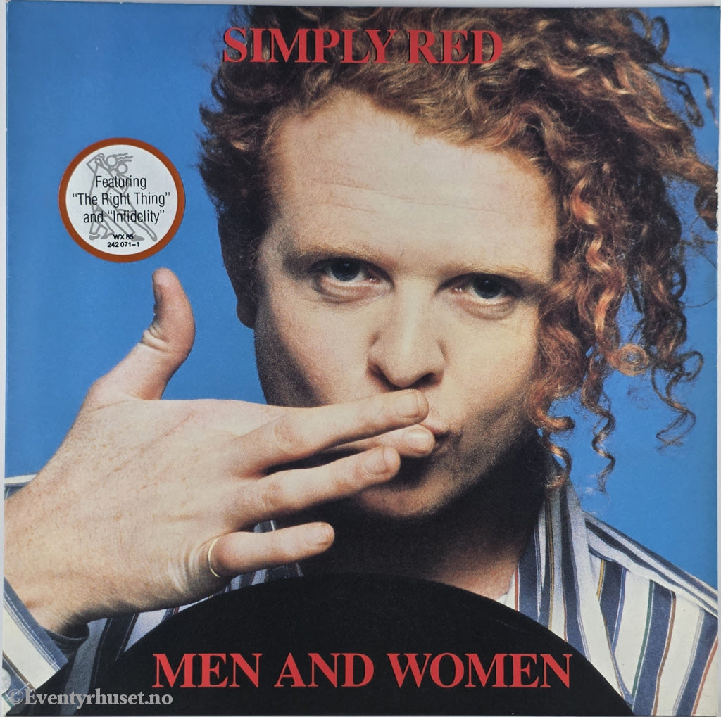 Simply Red. 1987. Men And Women. LP.
