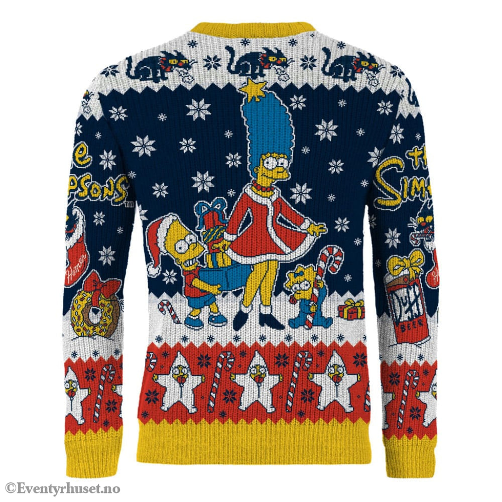 Simpsons Christmas Sweater D’oh Ho Ho! Size XL Fashion & Accessories