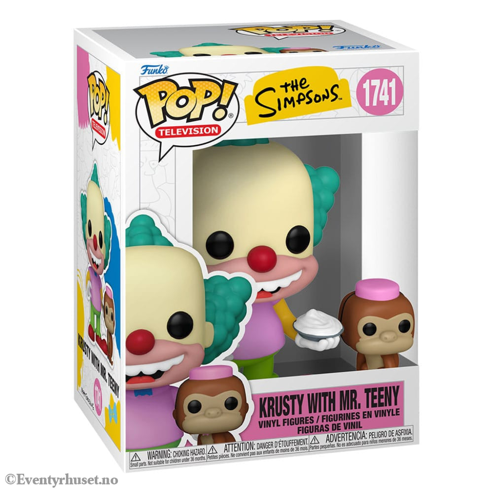 Simpsons POP&Buddy TV Vinyl Figure Krusty&Tenny 9 cm Collectibles
