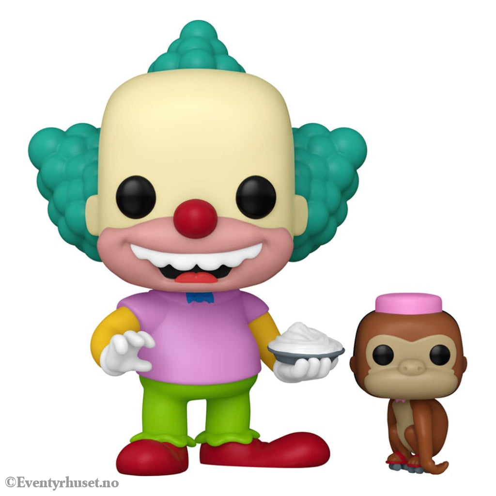 Simpsons POP&Buddy TV Vinyl Figure Krusty&Tenny 9 cm Collectibles