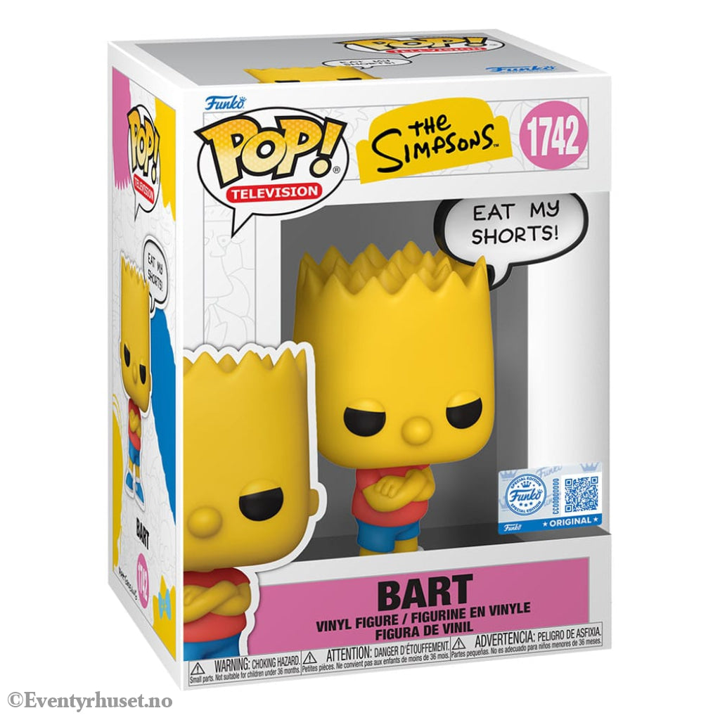 Simpsons POP! Sayings Vinyl Figure Bart 9 cm Collectibles