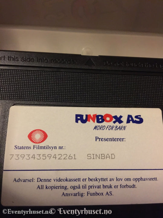 Sinbad Sjøfareren. 1985. Vhs. Vhs