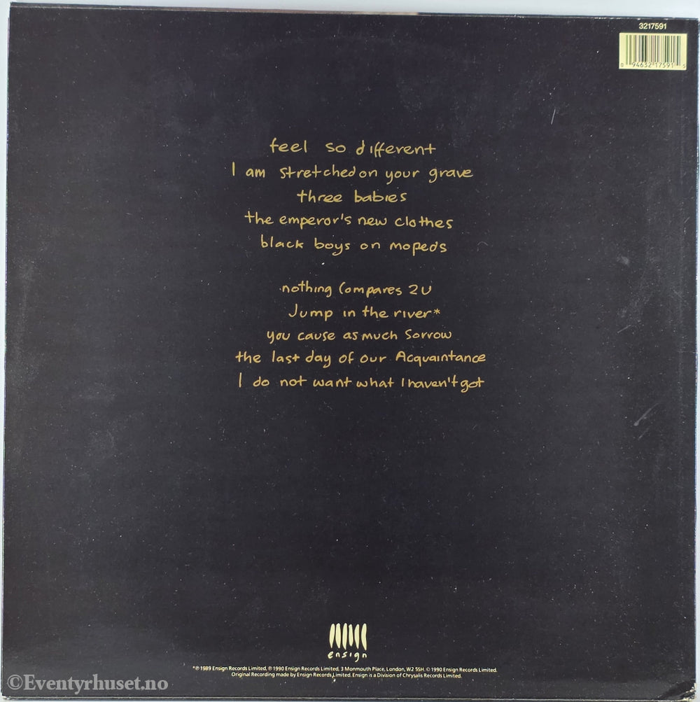 Sinead O'Connor. 1990. I Do Not Want What I Haven't Got. LP.