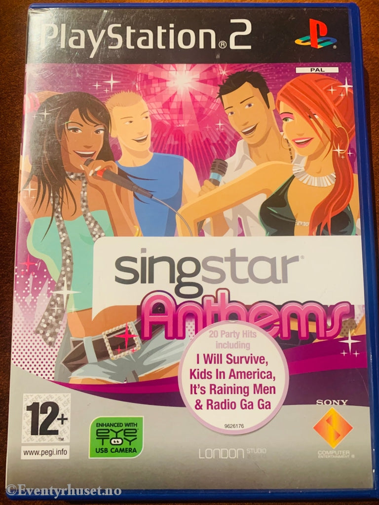 Singstar Anthems. Ps2. Ps2