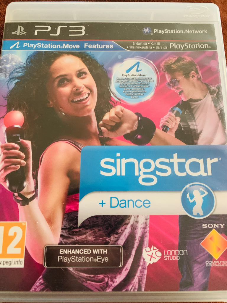 Singstar + Dance. PS3.