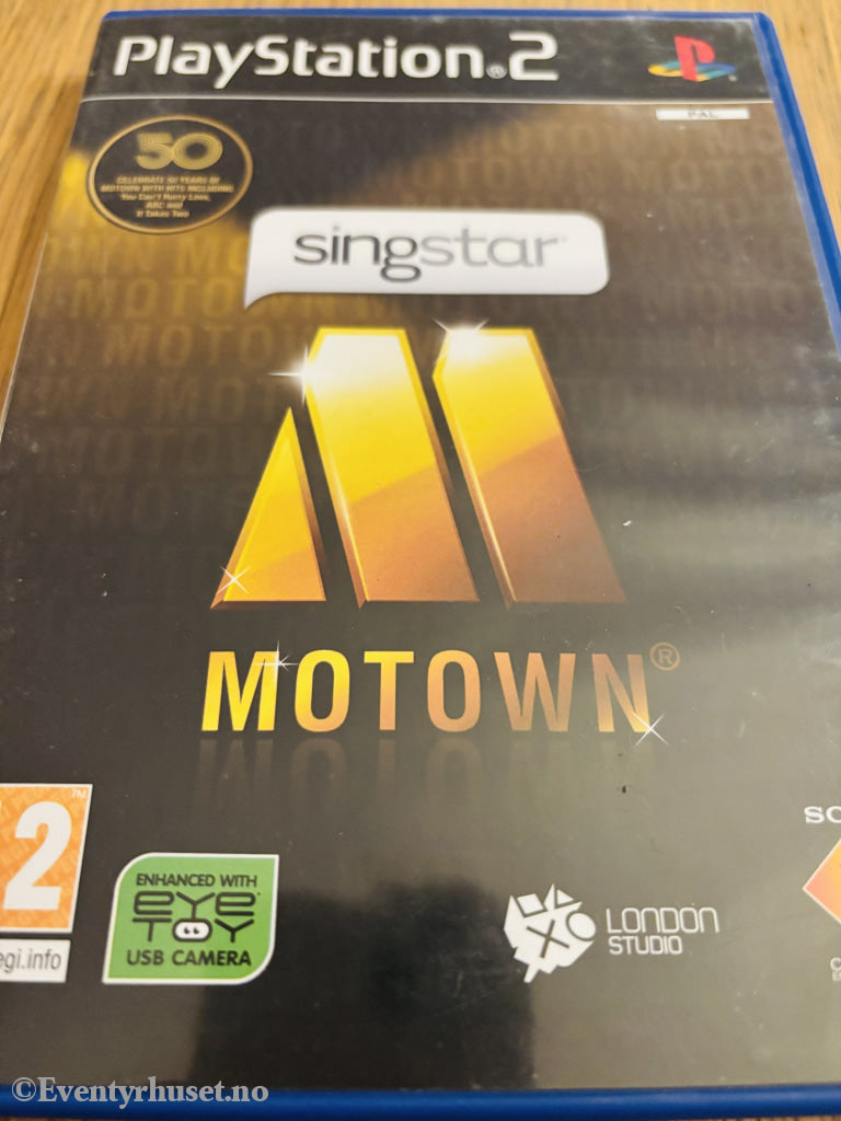 SingStar Motown . PS2.