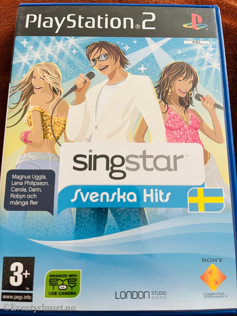 Singstar Svenska Hits. Ps2. Ps2