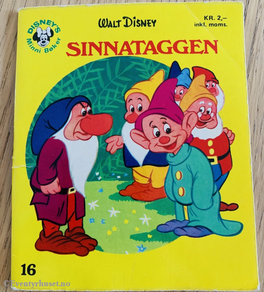 Sinnataggen (Disneys Minni Bøker 16). 1976. Fortelling