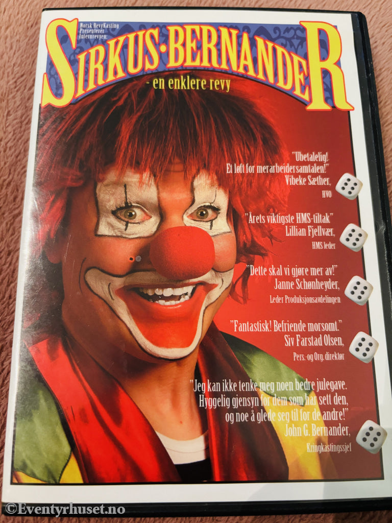 Sirkus Bernander: En enklere revy. DVD.