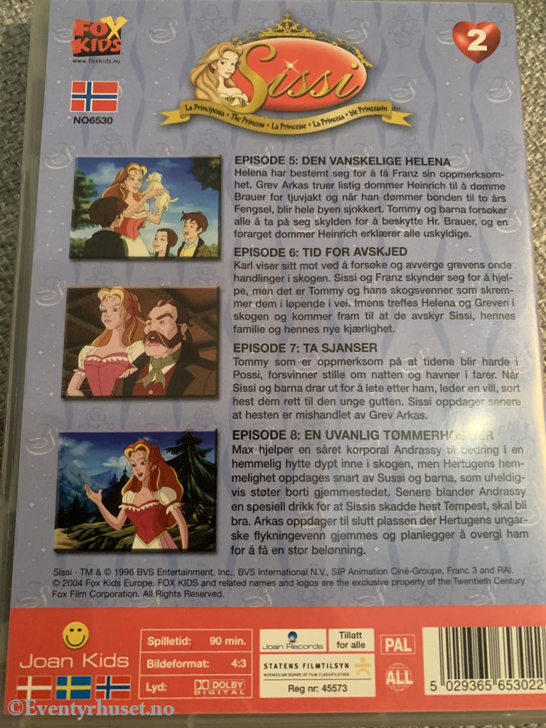 Sissi. Episode 5-8. 1996/2004. Dvd. Dvd