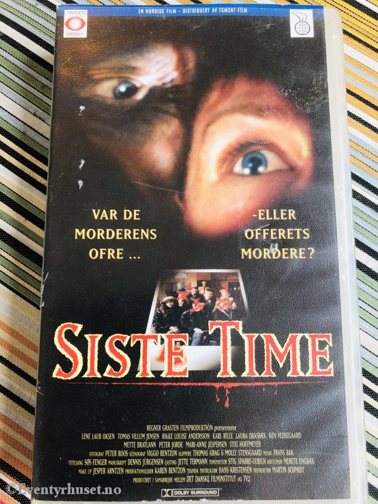 Siste Time. 1995. Vhs. Vhs