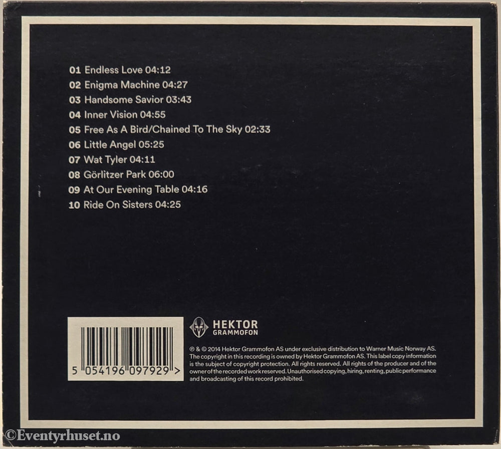 Sivert Høyem - Endless Love (2014). Musikk-CD.