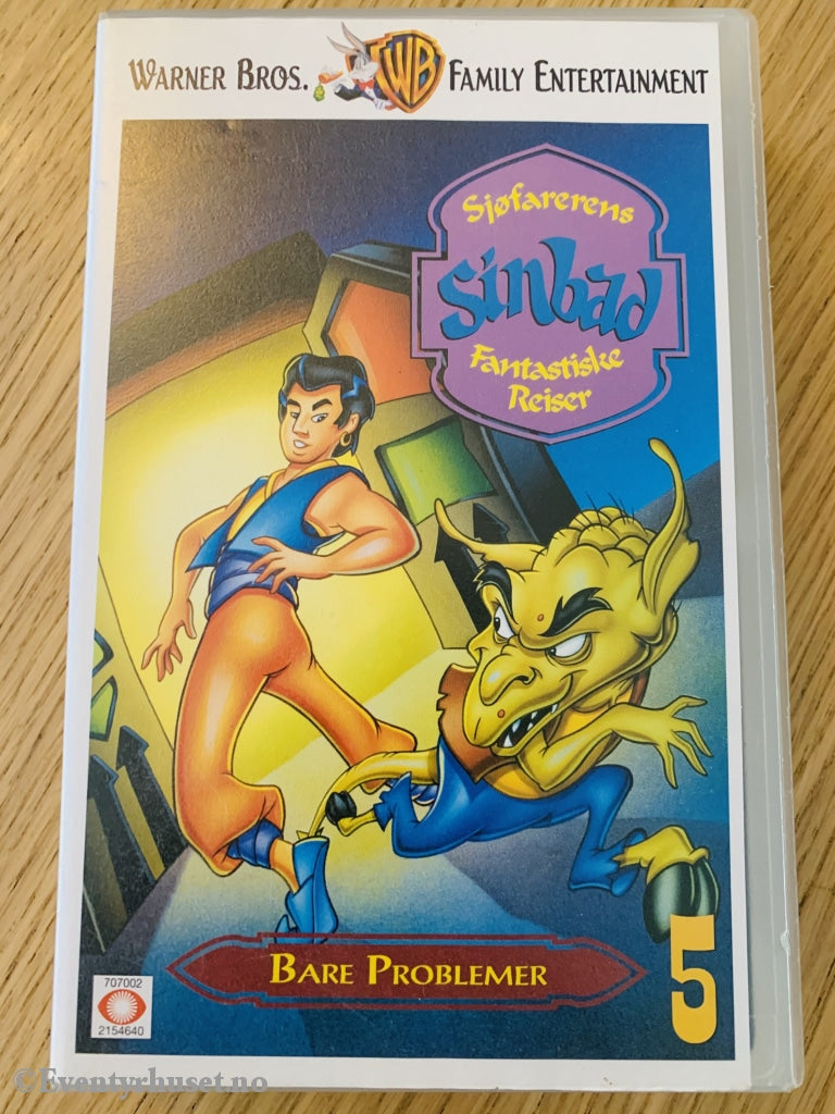 Sjøfarerens Sinbad Fantastiske Reiser 5. Bare Problemer. 1996. Vhs. Vhs