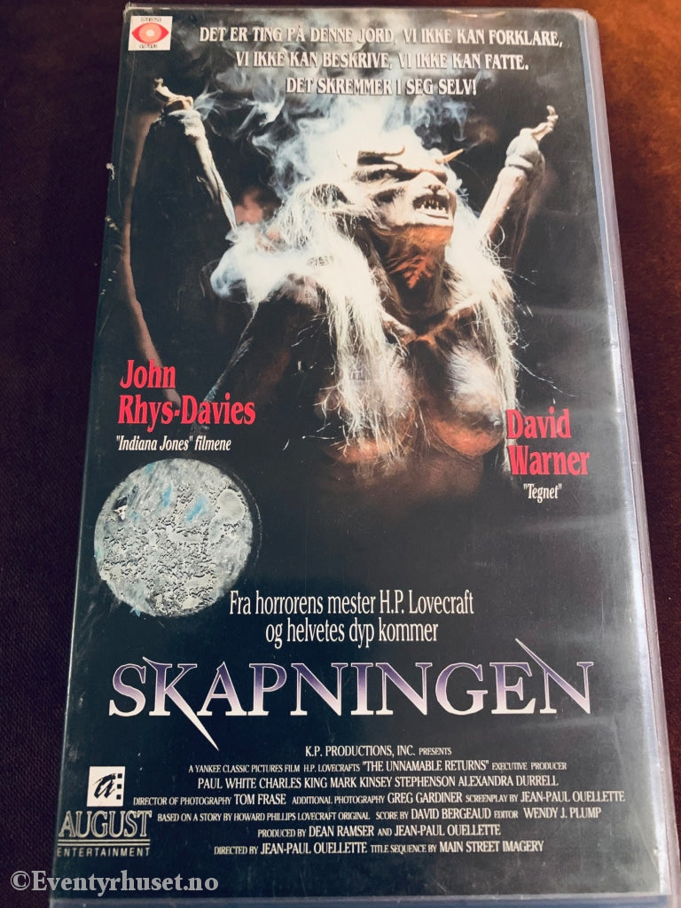 Skapningen. 1992. Vhs. Vhs