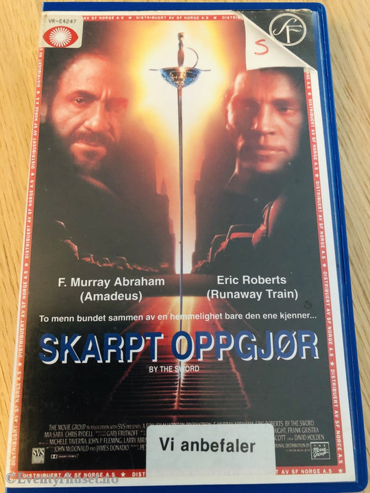 Skarpt Oppgjør (By The Sword). 1991. Vhs Big Box.