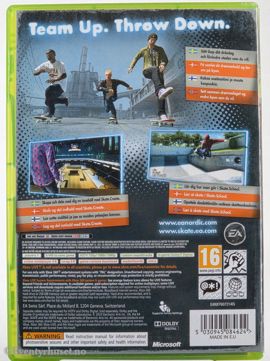 Skate. Xbox 360