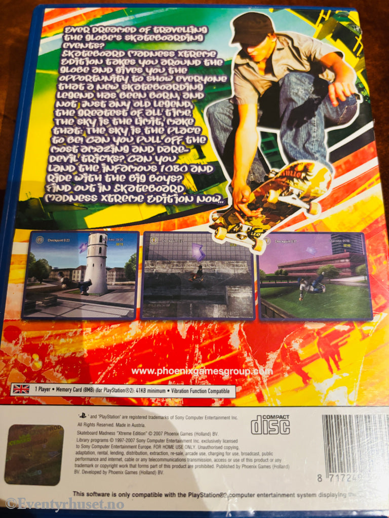 Skateboard Madness 'Xtreme Edition'. PS2.