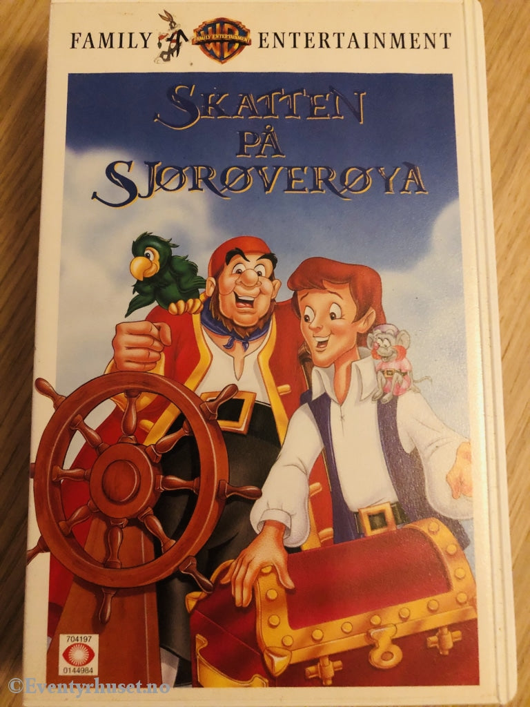 Skatten På Sjørøverøya. 1972. Vhs. Vhs