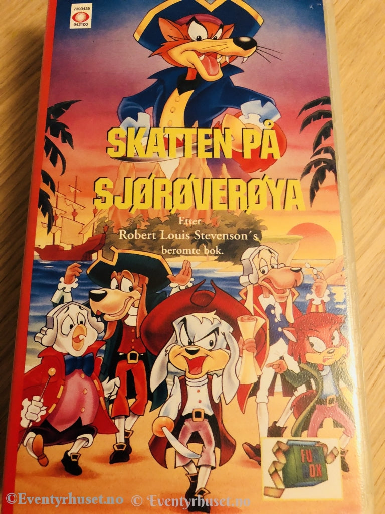 Skatten På Sjørøverøya. 1994. Vhs. Vhs