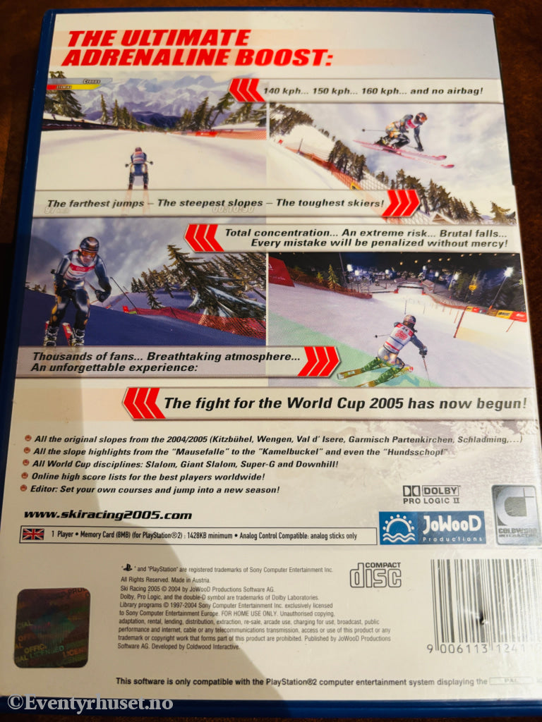 Ski Racing 2005. PS2.