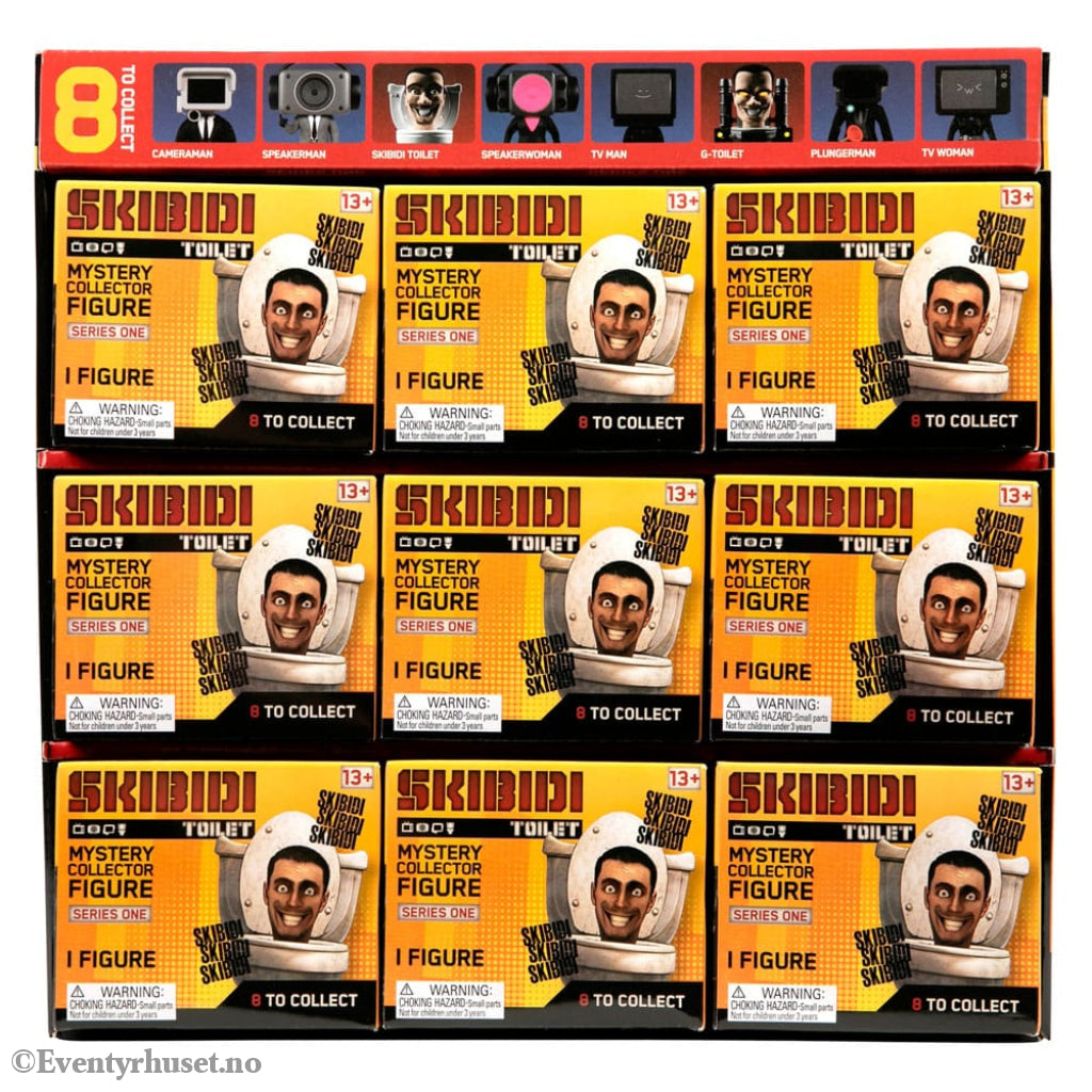 Skibidi Toilet Figures 11 cm Series 1 Display (9) Collectibles