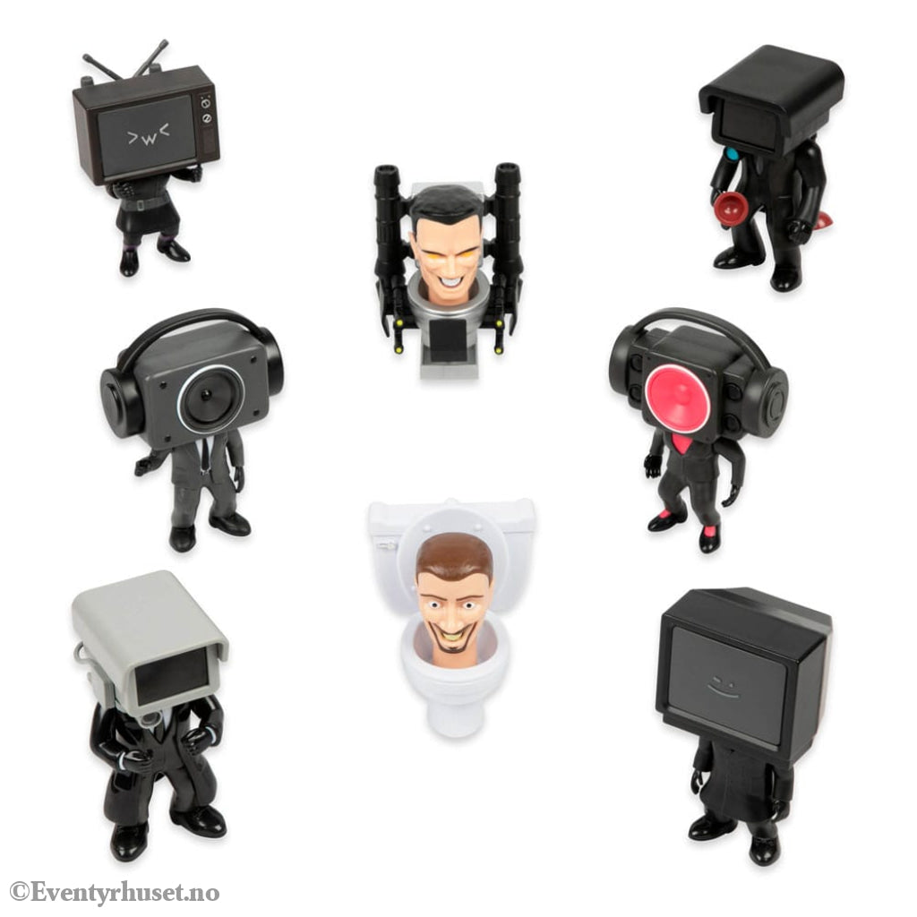 Skibidi Toilet Minifigures 6 cm Series 1 Display (24) Collectibles