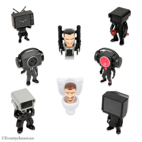 Skibidi Toilet Minifigures 6 cm Series 1 Display (24) Collectibles