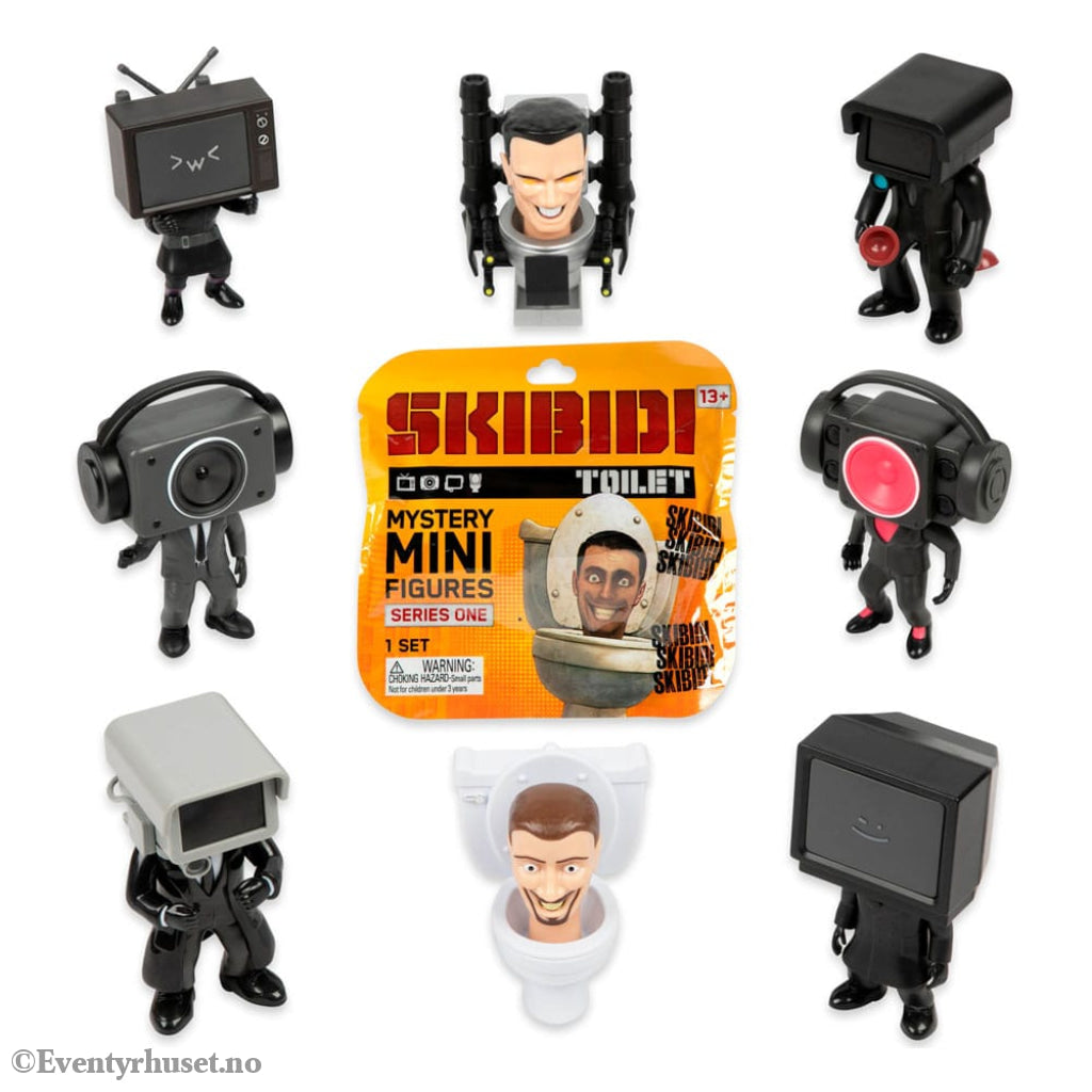Skibidi Toilet Minifigures 6 cm Series 1 Display (24) Collectibles