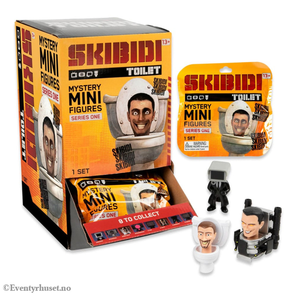 Skibidi Toilet Minifigures 6 cm Series 1 Display (24) Collectibles