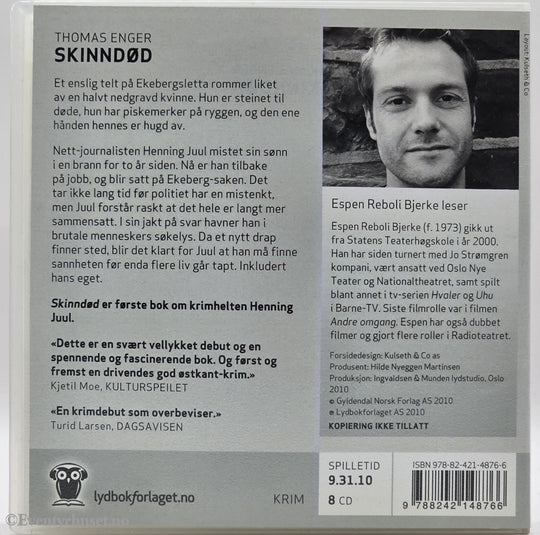 Skinndød – Thomas Enger . Lydbok på CD.