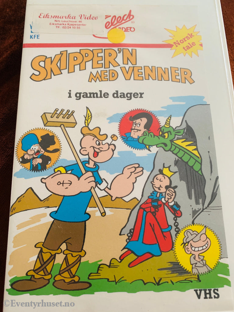 Skipper’n med venner i gamle dager. 1983. VHS. VHS Big Box