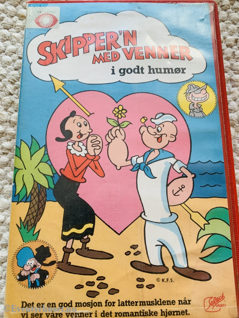 Skippern Med Venner I Godt Humør. Vhs Big Box.