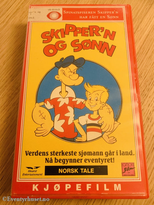 Skippern Og Sønn. 1988. Vhs. Vhs