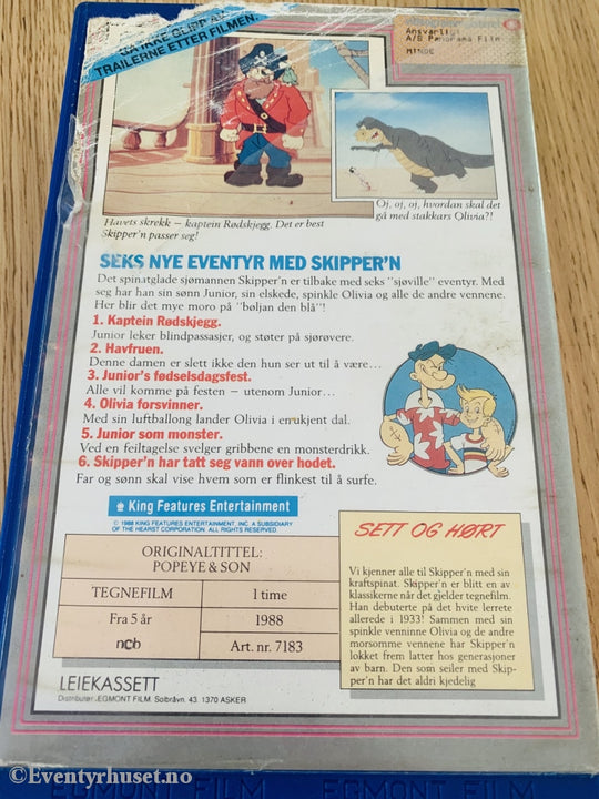 Skippern Og Sønn 3. Vhs Big Box.