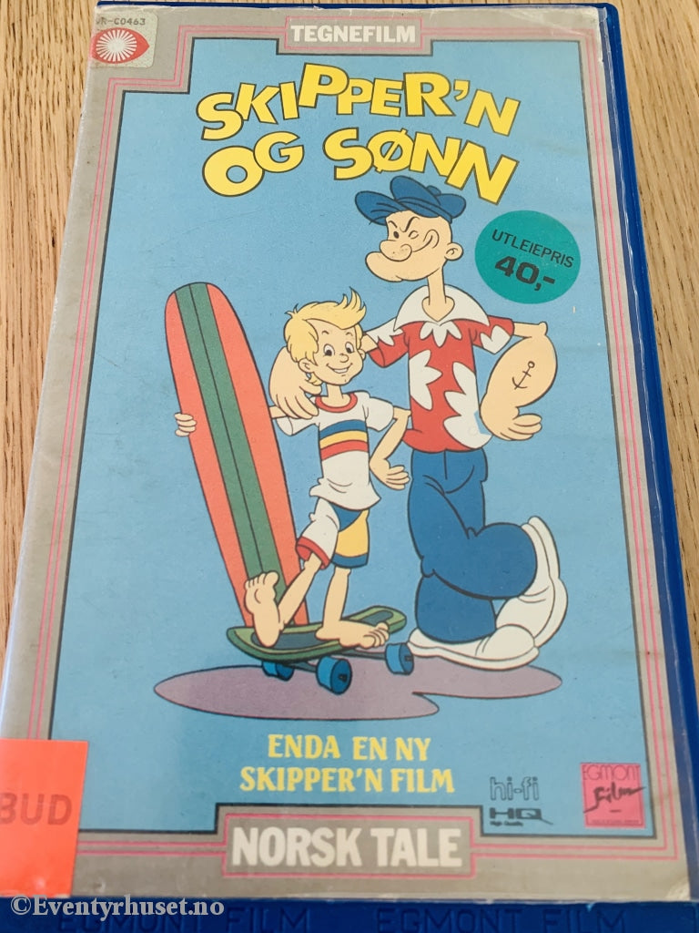 Skippern Og Sønn 3. Vhs Big Box.